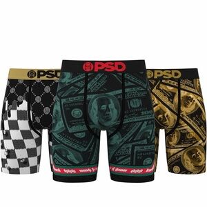 New!! PSD Men's 3 pack Core Standard Boxer Briefs